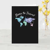 Reisewelt Karte (Gelbe Blume)