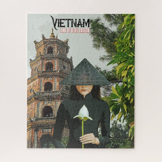 Reisewohnung in Vietnam   Puzzle (Vertikal)