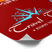 Reisezeichen Poster (Ecke)