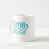 Reisezeit Kaffeetasse (Vorderseite Links)
