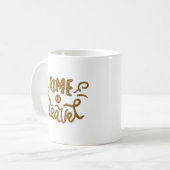 Reisezeit Kaffeetasse (Vorderseite Links)