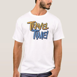 Reisezeit Typografie T-Shirt Beschreibung: