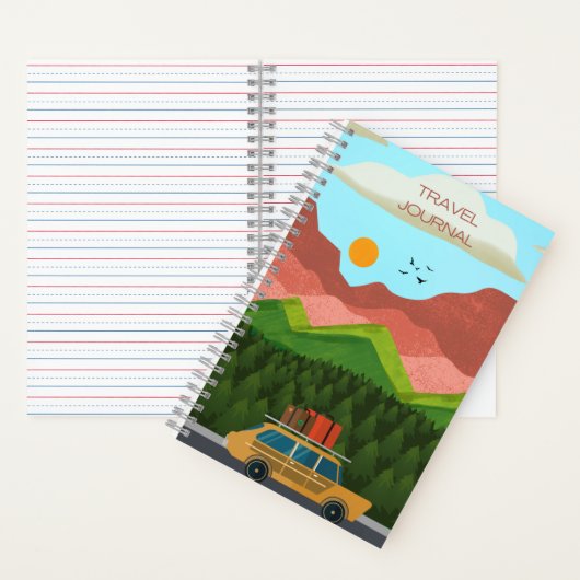Reisezeitschrift Notizblock (Innen)