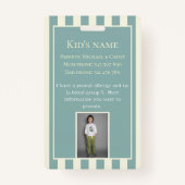 Reiseziel Abzeichen Kind ID Kinderzubehör Ausweis (Rückseite)