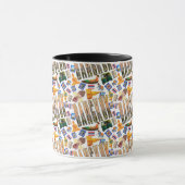 Reiseziel Bangkok Muster Tasse (Zentrum)