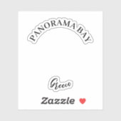 Reiseziel Foto Aufkleber (Blatt)