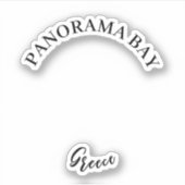 Reiseziel Foto Aufkleber (Vorderseite)