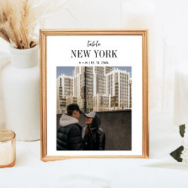 Reiseziel Foto Hochzeit Tischnummer