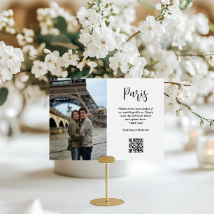 Reiseziel-Foto-Sharing-QR-Code Tischnummer