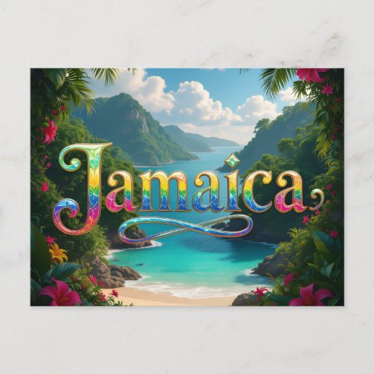 Reiseziel Jamaika Postkarte (Vorderseite)