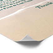 Reiseziel Kauai Hochzeitskarte Poster (Ecke)