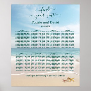 Reiseziel Kauai Hochzeitskarte Poster