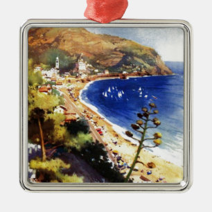 Reiseziel Levanto Genua Italien Tourismus Ornament Aus Metall