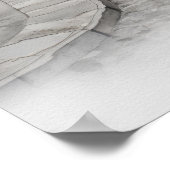 Reiseziel Lissabon Wasserfarbenwall Kunst Poster (Ecke)