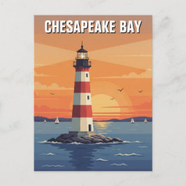 Reiseziel Maryland Chesapeake Bay Postkarte