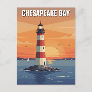 Reiseziel Maryland Chesapeake Bay Postkarte