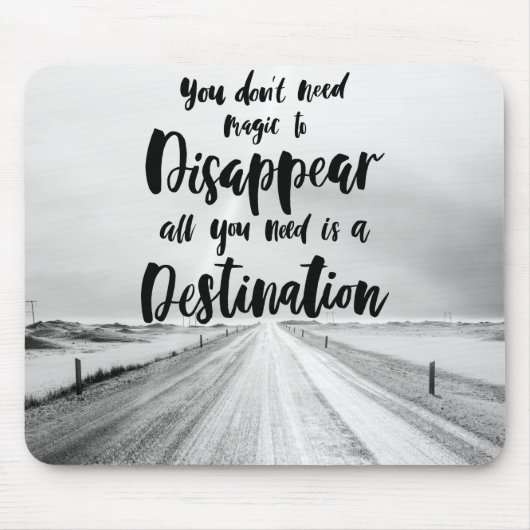 Reiseziel Mousepad (Vorne)