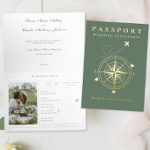 Reiseziel Sage Gold Hochzeit Einladung