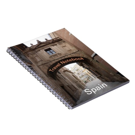 Reiseziel Spanien Notebook Notizblock (Rechte Seite)