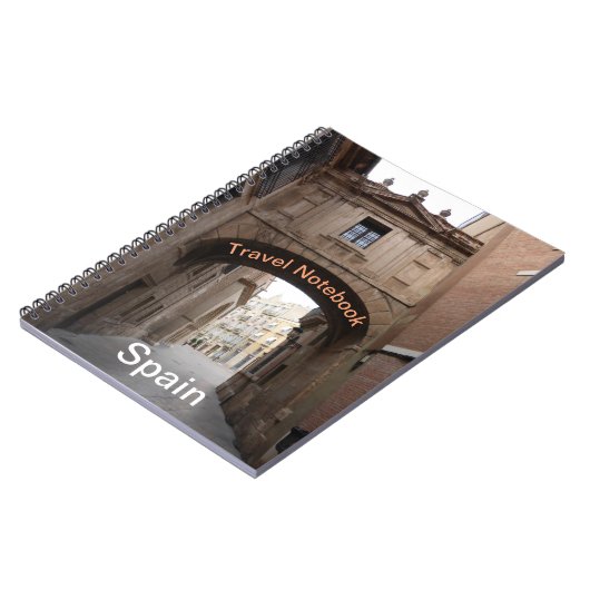 Reiseziel Spanien Notebook Notizblock (Linke Seite)