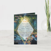 Reiseziel Wasserfall Unsere Welt Einladung (Vorderseite)