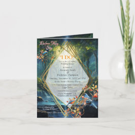 Reiseziel Wasserfall Unsere Welt Einladung