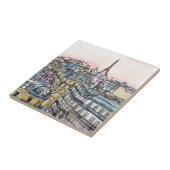 Reiseziele | Aquarell Eiffelturm & Paris Fliese (Seite)