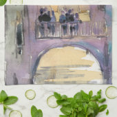 Reiseziele | Aussicht auf die Brücke von Venedig Geschirrtuch (Gefaltet)