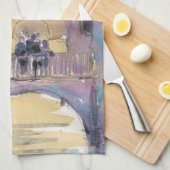 Reiseziele | Aussicht auf die Brücke von Venedig Geschirrtuch (Viertel Falte)