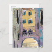 Reiseziele | Aussicht auf die Brücke von Venedig Postkarte (Vorne/Hinten)