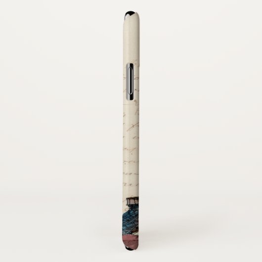 Reiseziele | Buchstaben aus dem Eiffelturm Case-Mate iPhone Hülle (Hinten/Rechts)