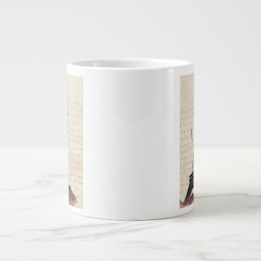 Reiseziele | Buchstaben aus dem Eiffelturm Jumbo-Tasse (Vorderseite)