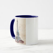 Reiseziele | Buchstaben aus dem Eiffelturm Tasse (Vorderseite Links)