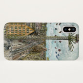 Reiseziele | European Swing Ride Watercolor Case-Mate iPhone Hülle (Rückseite (Horizontal))