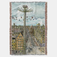 Reiseziele | European Swing Ride Watercolor