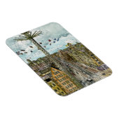 Reiseziele | European Swing Ride Watercolor Magnet (Rechte Seite)