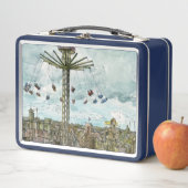 Reiseziele | European Swing Ride Watercolor Metall Brotdose (Beispiel)