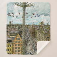 Reiseziele | European Swing Ride Watercolor