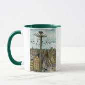 Reiseziele | European Swing Ride Watercolor Tasse (Links)