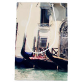 Reiseziele | Foto an der Wasserfront von Venedig Mittlere Geschenktüte (Rückseite)