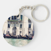 Reiseziele | Foto an der Wasserfront von Venedig Schlüsselanhänger (Rückseite)