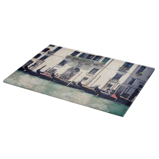 Reiseziele | Foto an der Wasserfront von Venedig Schneidebrett (Ecke)
