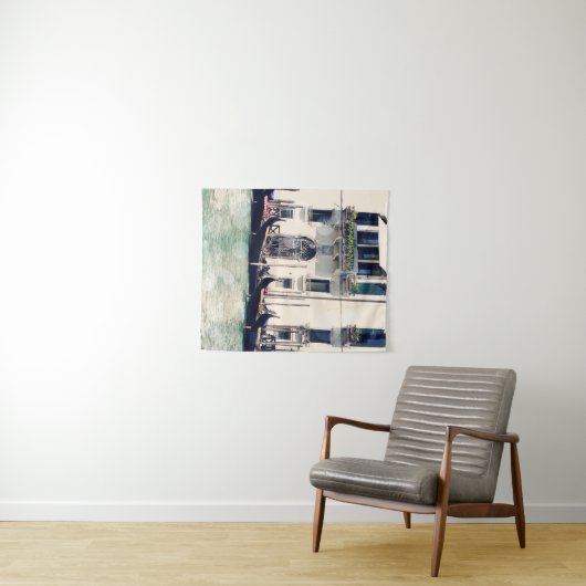 Reiseziele | Foto an der Wasserfront von Venedig Wandteppich (Beispiel (Horizontal))