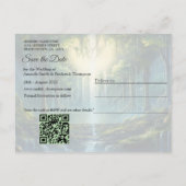 Reiseziele Landschaften unserer Welt Ankündigungspostkarte (Rückseite)