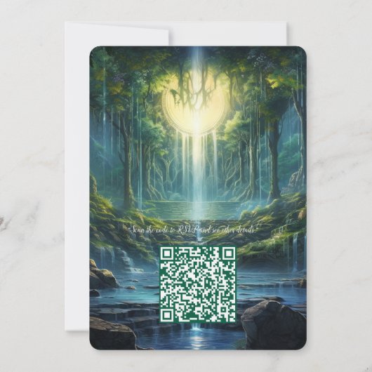 Reiseziele Landschaften unserer Welt Einladung (Rückseite)