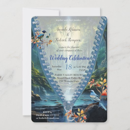 Reiseziele Landschaften unserer Welt Einladung (Vorderseite)