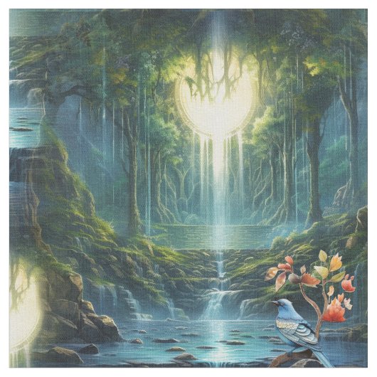 Reiseziele Landschaften unserer Welt Stoff (Nahaufnahme)