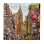 Reiseziele | New York City View of Little Italy Fliese<br><div class="desc">Entspannen Sie sich in dieser spektakulären Aquarellfarbe und Farbgestaltung durch das äußerst talentierte Melissa Wang auf einer großen Produktpalette aus Zazzle. Melissa erweckt das kleine Italien in New York City zum Leben, und das überlegene Empire Gebäude trägt den Kopf. Fest deine Augen auf die Menge an Details, die Wang zu...</div>