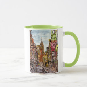 Reiseziele   New York City View of Little Italy Tasse