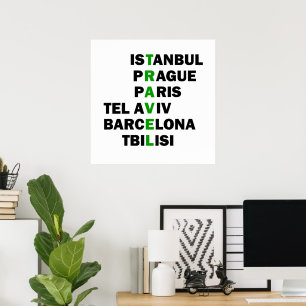 Reiseziele Poster